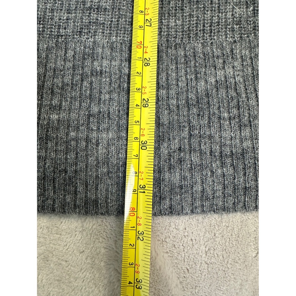 Quince Cardigan Sweater Women's XL Gray Oversized Alpaca Wool Button Front Cozy - Picture 5 of 6